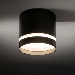 Online Nowodvorski Spot Decke Schwarz GX53 Ø 8,5 cm rund H: 8,3 cm klein Metall