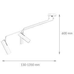 Nowodvorski Spot Deckenleuchte weiß 3-flmg.* Küchenlampen|Moderne Lampen