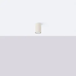 Sollux Spot GU10 H: 10 cm Ø 6,5 cm klein Aufputz Aluminium in Creme* Flurlampen|Wohnzimmerlampen