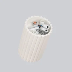 Sollux Spot GU10 H: 10 cm Ø 6,5 cm klein Aufputz Aluminium in Creme* Flurlampen|Wohnzimmerlampen