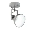 Easylight Spot Lampe Anthrazit Metall rund Retro praktisch* Wandleuchten|Flurlampen