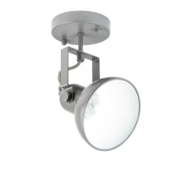 Easylight Spot Lampe Anthrazit Metall rund Retro praktisch* Wandleuchten|Flurlampen
