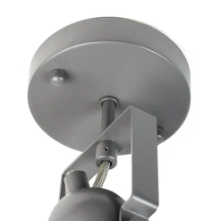 Easylight Spot Lampe Anthrazit Metall rund Retro praktisch* Wandleuchten|Flurlampen