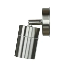 New Harms Import Spot Lampe außen Edelstahl IP44 GU10 Haus Wand COLLINS