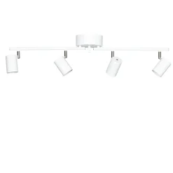 Clearance By Rydéns Spot Lampe Metall 83 cm lang Weiß matt GU10 4-flammig