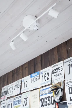 Clearance By Rydéns Spot Lampe Metall 83 cm lang Weiß matt GU10 4-flammig