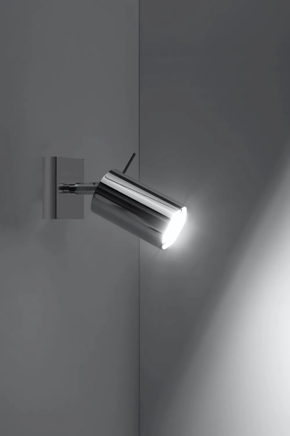 Sollux Spot Lampe Metall verstellbar B: 8 cm Chrom GU10