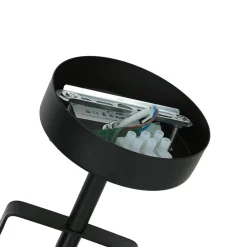 Easylight Spot Lampe Schwarz Metall rund Retro DALLAS* Wandleuchten|Flurlampen