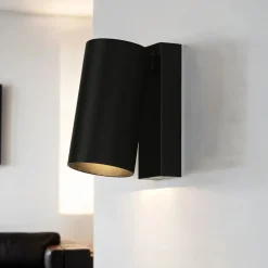Nowodvorski Spot Lampe Wand verstellbar Schwarz GU10 H: 11,5 cm* Spots|Wandleuchten