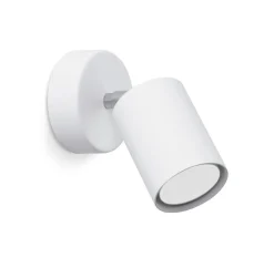 Sollux Spot Lampe Wand Weiß klein H: 18,5 cm verstellbar GU10* Wohnzimmerlampen|Küchenlampen