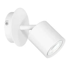 Luminex Spot Lampe Wand Weiß klein verstellbar GU10* Wandleuchten|Flurlampen