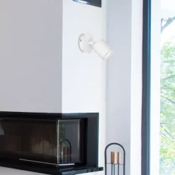 Luminex Spot Lampe Wand Weiß klein verstellbar GU10* Wandleuchten|Flurlampen