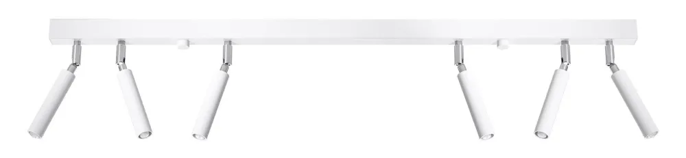 Sollux Spot Lampe Weiß 6-flammig G9 100 cm lang schwenkbar* Deckenleuchten|Flurlampen