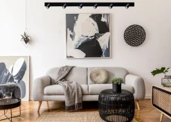 Outlet Masterlight Spot Strahler 180 cm lang Metall 6-flammig XXL GU10