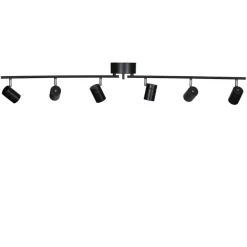 By Rydéns Spot Strahler groß 124 cm lang Metall GU10 6-flammig Schwarz* Flurlampen|Wohnzimmerlampen