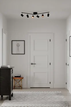 By Rydéns Spot Strahler groß 124 cm lang Metall GU10 6-flammig Schwarz* Flurlampen|Wohnzimmerlampen