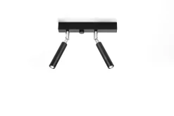 Sollux Spot Strahler Schwarz Metall 25 cm klein 2-flammig* Deckenleuchten|Flurlampen