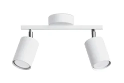 Sollux Spot Strahler Weiß Metall länglich 2-flammig 26 cm GU10* Deckenleuchten|Flurlampen