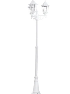 Eglo Standleuchte Außen Navedo Weiß 3-Flmg* Rustikale Lampen|Wegeleuchten