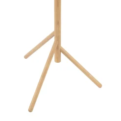 TK Lighting Stehlampe 150 cm klein Holz Glas 3x G9 Dreibein MIEKE* Glaslampen|Holzlampen