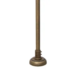Giovanni Battista Stehlampe außen IP44 E27 148 cm Messing Glas Maritim* Außenleuchten Antik|Außenleuchten Messing