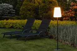 Nowodvorski Stehlampe außen Stecker Kabel 147,5 cm IP44 E27 LOTTIE* Metall Lampen|Wegeleuchten