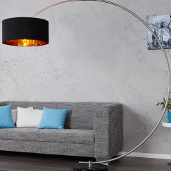 New Invicta Interior Stehlampe Bogenleuchte Dimmbar flexibel ausziehbar