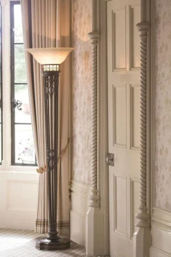 Sale Elstead Stehlampe CARMEN 189cm Wohnzimmer Fackel Leuchte