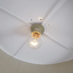 Outlet Invicta Interior Stehlampe 200cm Retro Wohnzimmer Leuchte Schwarz