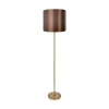 Giovanni Battista Stehlampe E27 160,5 cm in Bronze hell Braun Messing Stoff* Bürolampen|Lampen Aus Aller Welt