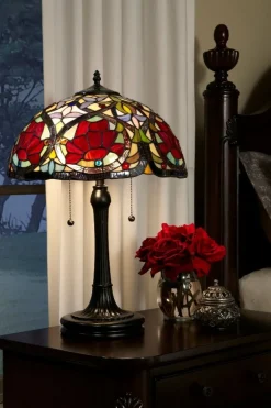 Elstead Stehlampe FARFALLA 8 Buntglas 158cm Tiffany Lampe* Glaslampen|Tiffany Lampen