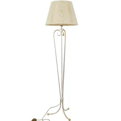Best Jupiter Stehlampe GANARA 158cm Barock Muster Shabby Gold