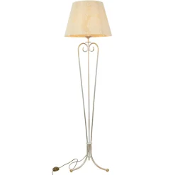Best Jupiter Stehlampe GANARA 158cm Barock Muster Shabby Gold