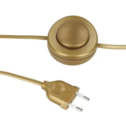 Best Jupiter Stehlampe GANARA 158cm Barock Muster Shabby Gold