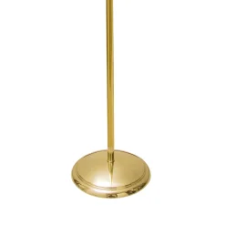 Giovanni Battista Stehlampe Gelenkarm 162 cm Messing Stoff E27 Wohnzimmer* Lampen Aus Aller Welt|Stofflampen