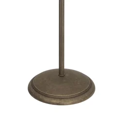 Giovanni Battista Stehlampe groß 190 cm E27 schwenkbar Messing Stoff Rustikal* Bürolampen|Lampen Aus Aller Welt