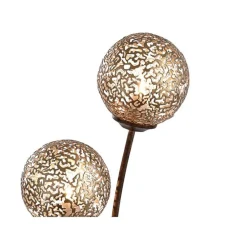 Outlet Paul Neuhaus Stehlampe groß Metall Rostbraun Gold 181,2 cm G9 6-flmg