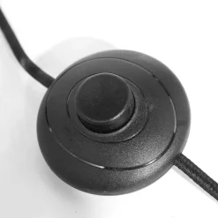 Steinhauer Stehlampe Holz Leinen Schwarz Grau 153 cm E27 blendarm* Lampen Aus Aller Welt|Stofflampen