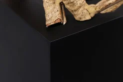 Invicta Interior Stehlampe Holz Schwarz Natur 151 cm LED GU10 inklusive* Bürolampen|Holzlampen