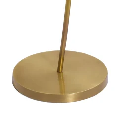 New Giovanni Battista Stehlampe in Bronze hell Grün E27 146 cm Echt-Messing Glas