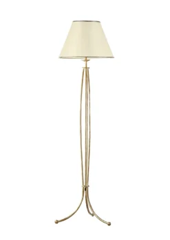 Jupiter Stehlampe in Shabby Gold 163cm BERTHA Leuchte E27* Shabby Chic Lampen|Stehlampen