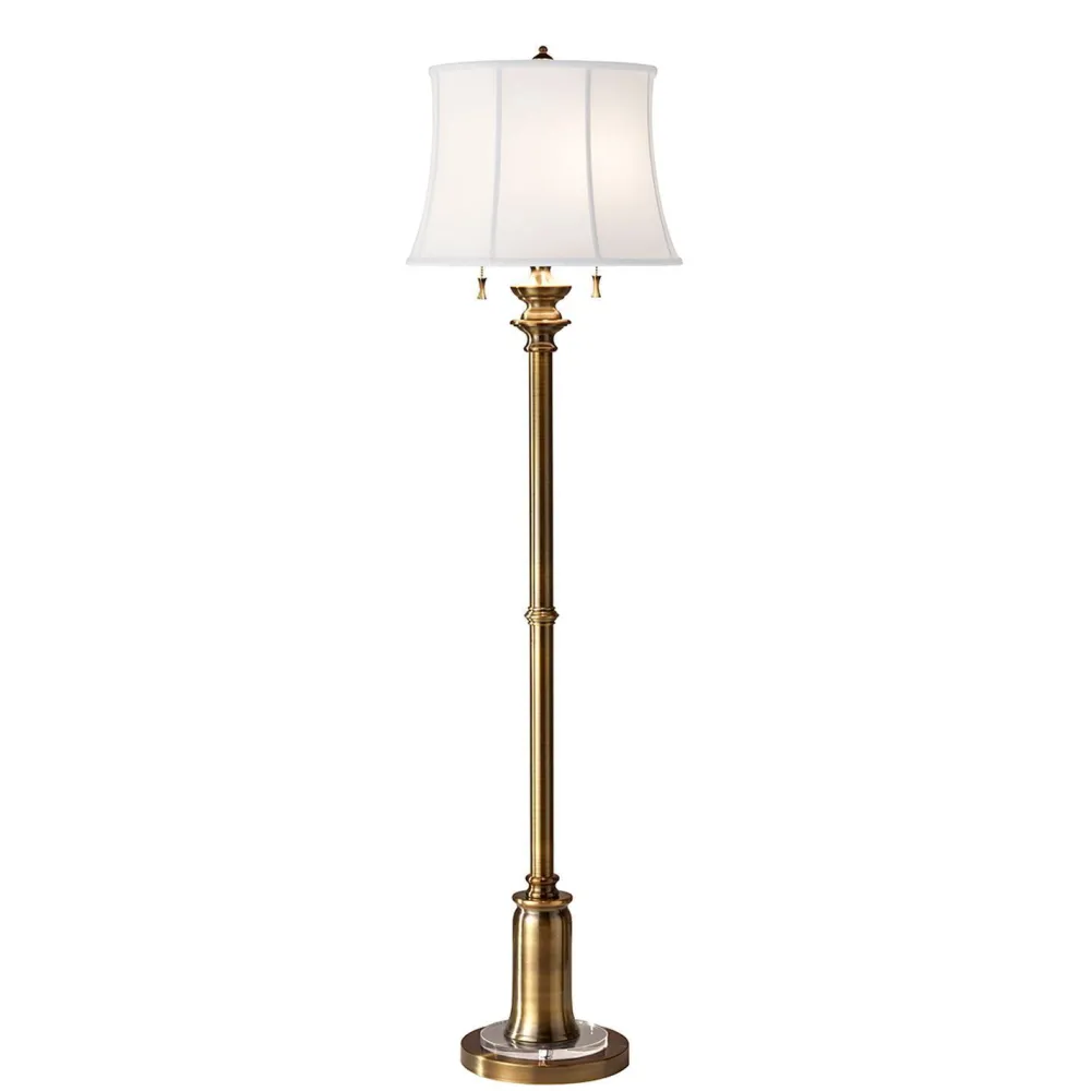 Elstead Stehlampe JOHA in Messing 158cm Ø43cm Bodenlampe* Vintage Lampen|Designerlampen