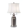 Elstead Stehlampe JOHA in Nickel Antik 69cm 2-flmg Lampe* Stofflampen|Designerlampen