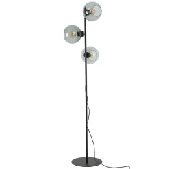 TK Lighting Stehlampe KALETE in Graphit 160cm Wohnzimmer Lampe* Moderne Lampen|Glaslampen