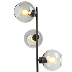 TK Lighting Stehlampe KALETE in Graphit 160cm Wohnzimmer Lampe* Moderne Lampen|Glaslampen