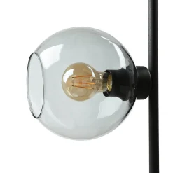 TK Lighting Stehlampe KALETE in Graphit 160cm Wohnzimmer Lampe* Moderne Lampen|Glaslampen