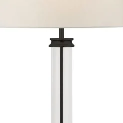 Outlet Searchlight Stehlampe klein 156 cm Schwarz Weiß E27