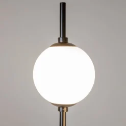 Maytoni Stehlampe LED Metall Glas 150 cm Schwarz Weiß 750 lm* Led Lampen|Kugellampen