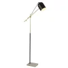 Searchlight Stehlampe Marmor Sockel 149 cm hoch verstellbar Metall* Wohnzimmerlampen|Retro Lampen