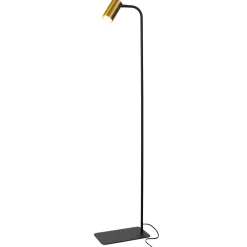 Nowodvorski Stehlampe Messing Schirm 124cm Modern flexibel GU10* Metall Lampen|Messinglampen